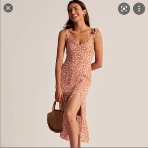 Abercrombie Tie-Strap Midi dress